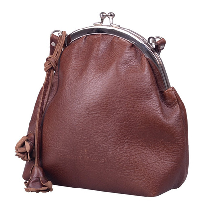 Torebka damska skórzana BELLUCCI R121 Brązowa - min. zamówienie 20 / 50 / 100 szt.