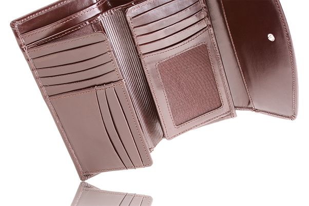 Duży skórzany portfel damski KEMER VOOC PPD6 Czarny