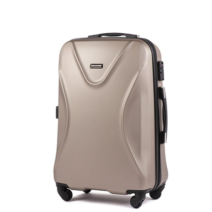 Średnia walizka WINGS 518 M Złota