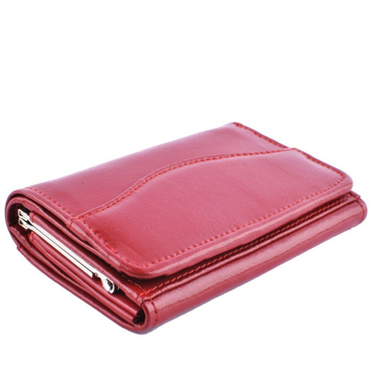 Portfel damski skórzany KEMER P10 Czerwony - min. zamówienie 20 / 50 / 100 szt.