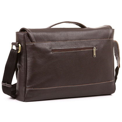 ELEGANCKA TORBA SKÓRZANA KEMER VOOC EP9 BRĄZOWA