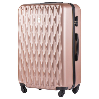 Duża walizka WINGS TD190 L Rose red