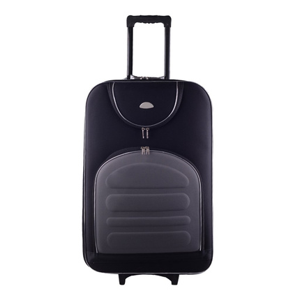 Duża walizka PELLUCCI RGL 801 L Czarno Szara