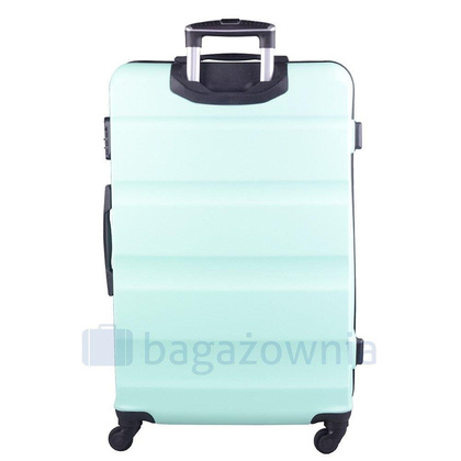 Średnia walizka WINGS AT01 M Jasnozielona