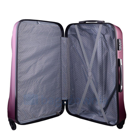 Średnia walizka WINGS 518 M Różowa