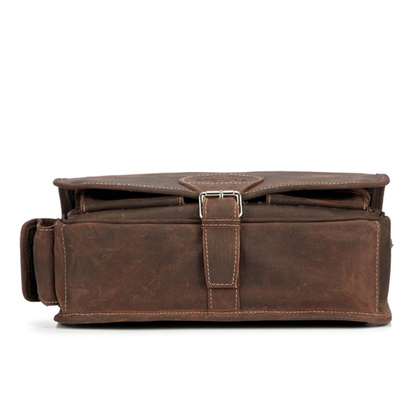 Torba skórzana na laptopa KEMER VOOC 14" RDW14 Brązowa