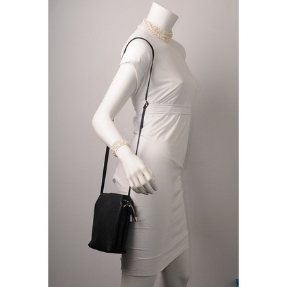 Torebka damska skórzana KEMER R 320 Czarna - min. zamówienie 20 / 50 / 100 szt.