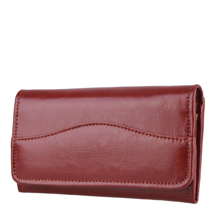 Portfel damski skórzany KEMER P17 Brązowy - min. zamówienie 20 / 50 / 100 szt.