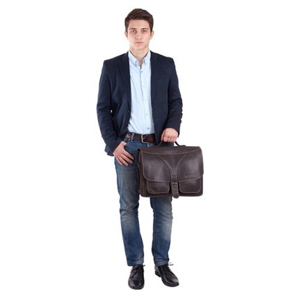 Torba skórzana na ramię teczka KEMER VOOC TC4