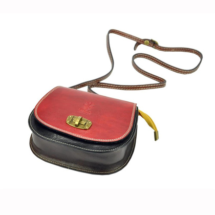 Torebka damska skórzana KEMER 117 MULTI Camel