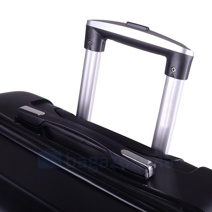 Walizki podróżne na kółkach ABS 2w1 730 S / L Śliwkowy 