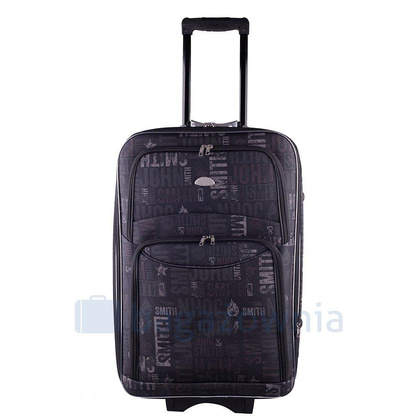 Mała kabinowa walizka PELLUCCI RGL 773 S Czarno Szara