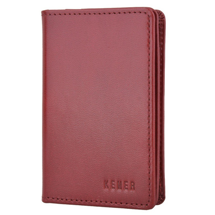Etui na karty / wizytówki KEMER W3 Bordo