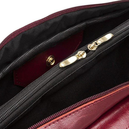 Torba na laptop skórzana damska KEMER SOLIER FL13 RED - min. zamówienie 20 / 50 / 100 szt.
