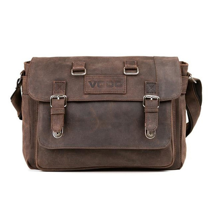 Torba unisex na ramię KEMER VOOC URBAN RDW3 Brązowa