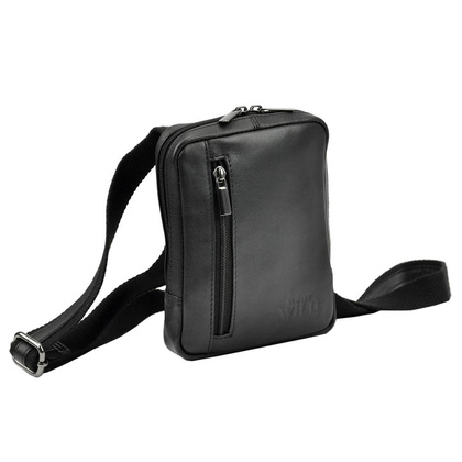 Torba skórzana KEMER 778-NDM Czarna