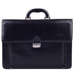 Teczka męska skórzana KEMER TS6 Czarna - min. zamówienie 20 / 50 / 100 szt.