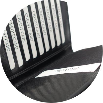 Etui na wizytówki KEMER 42001301 Czarne - min. zamówienie 20 / 50 / 100 szt.