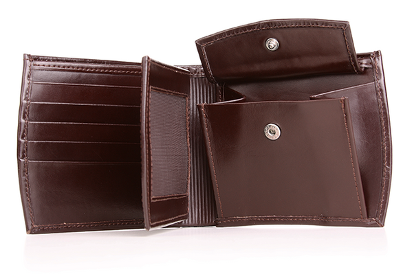 Portfel skórzany męski KEMER VOOC PPM1 Czarny