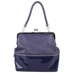 Torebka damska skórzana KEMER R 198 Granatowa - min. zamówienie 20 / 50 / 100 szt.