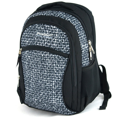 Plecak sportowy KEMER S94DX Czarno Biały - min. zamówienie 20 / 50 / 100 szt.