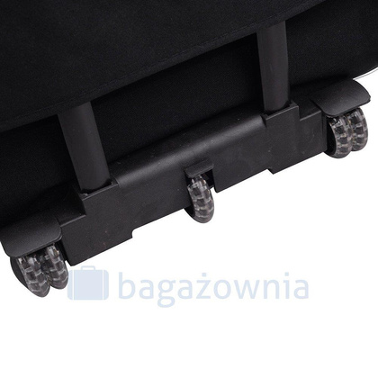 Mała kabinowa walizka PELLUCCI RGL 773 S Czarno Granatowa