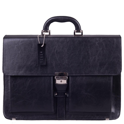 Teczka męska KEMER 01 Czarna - min. zamówienie 20 / 50 / 100 szt.