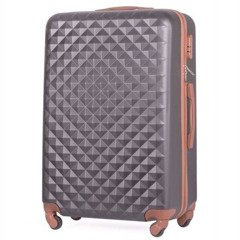 Duża walizka KEMER SOLIER 190 Szara - min. zamówienie 20 / 50 / 100 szt.