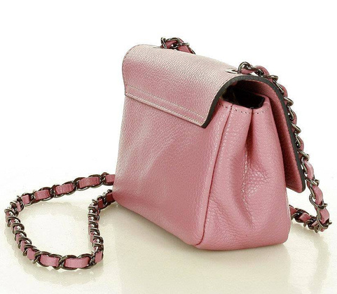 Torebka wizytowa listonoszka skóra MAZZINI - Sevilla dusty róż - min. zamówienie 20 / 50 / 100 szt.