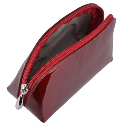 Kosmetyczka skórzana KEMER KO 253 Bordo lakier - min. zamówienie 20 / 50 / 100 szt.