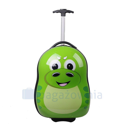 Walizka dziecięca KEMER ŻABA Zielona - min. zamówienie 20 / 50 / 100 szt.