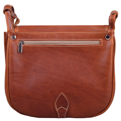 Torebka damska skórzana KEMER 886 Jasny Brąz