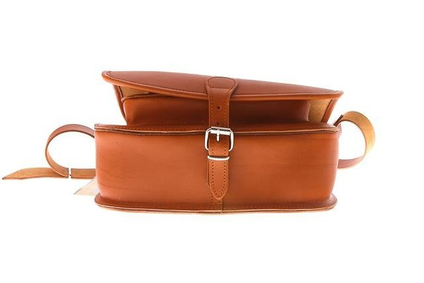 Listonoszka duża torebka KEMER VOOC Vintage P27 Koniak