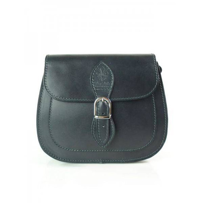 GRAFITOWA LISTONOSZKA VERA PELLE WŁOSKA RAPORTÓWKA CHLEBAK  L155G