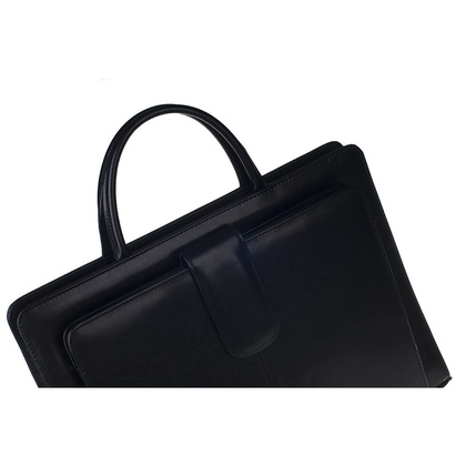 Teczka damska skórzana KEMER B 864/DW Czarna min. zamówienie 20 / 50 / 100 szt.