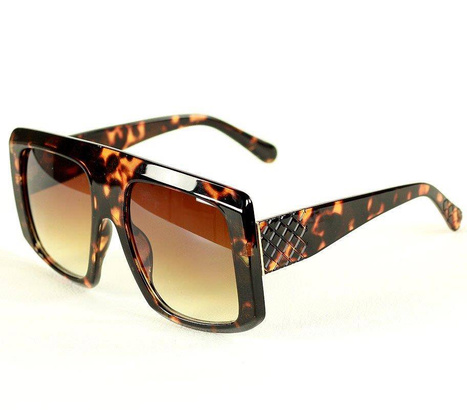 Duże okulary przeciwsłoneczne MAZZINI PERFECT DESIGN brąz - min. zamówienie 20 / 50 / 100 szt.