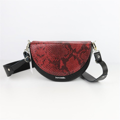 T-12 Torebka franczeska S - limited edition print wężowy malina