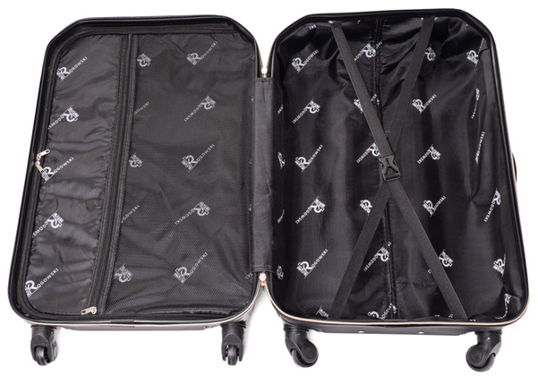 Duża walizka podróżna RGL 941 L Rose red