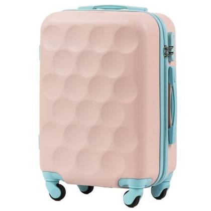 Bardzo Mała kabinowa walizka KEMER WINGS KD02 XS Różowa