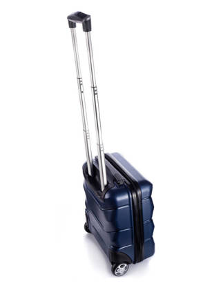 Bardzo mała kabinowa walizka KEMER RGL 720 SS Metaliczno niebieska