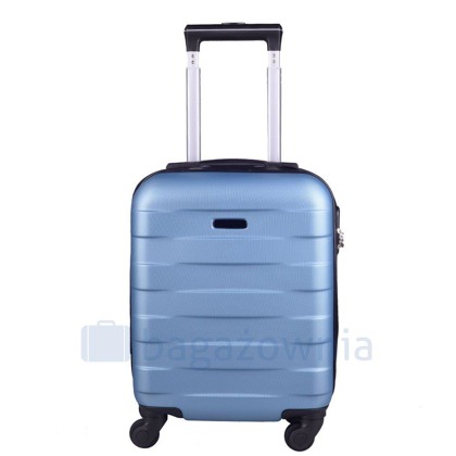 Bardzo mała kabinowa walizka KEMER WINGS 401 XS Metaliczny Niebieski