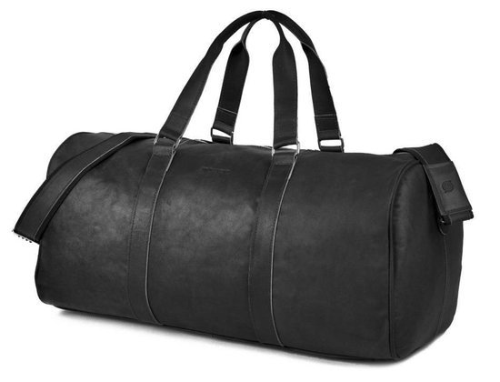 Czarna podróżna torba weekendowa BRØDRENE BL20 Kolor wnętrza: Czarny - min. zamówienie 20 / 50 / 100 szt.