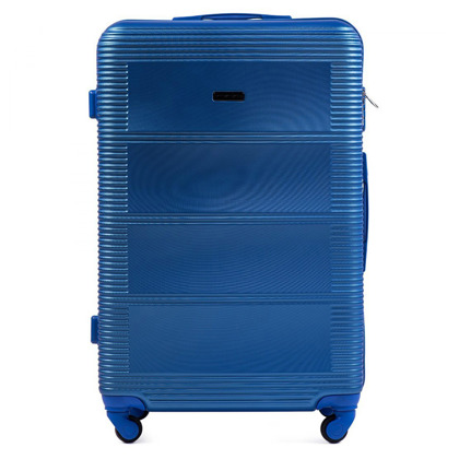 Duża walizka KEMER 203 L Niebieska