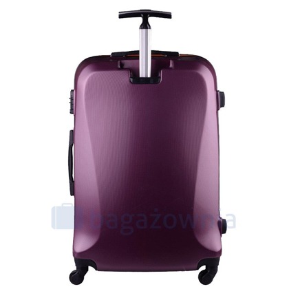 Duża walizka PELLUCCI RGL 750 L Bordowo Pomarańczowa
