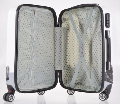 Mała kabinowa walizka KEMER RGL PRINT S-570102-M5-507