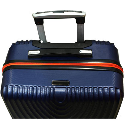 Mała kabinowa walizka PELLUCCI RGL 663 S Czarno Turkusowa