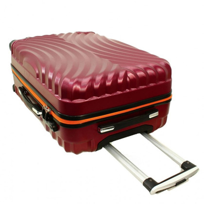 Mała kabinowa walizka PELLUCCI RGL 760 S Bordowa