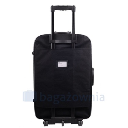 Mała kabinowa walizka PELLUCCI RGL 773 S Czarno Pomarańczowa