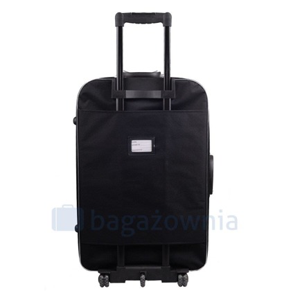 Mała kabinowa walizka PELLUCCI RGL 773 S Czarno Różowa
