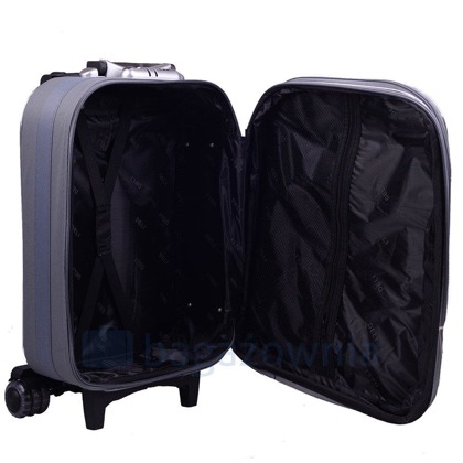 Mała kabinowa walizka PELLUCCI RGL 801 S Szara